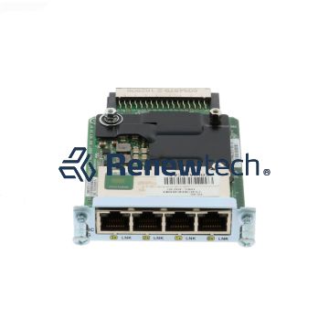 Four port 10/100/1000 Ethernet switch interface