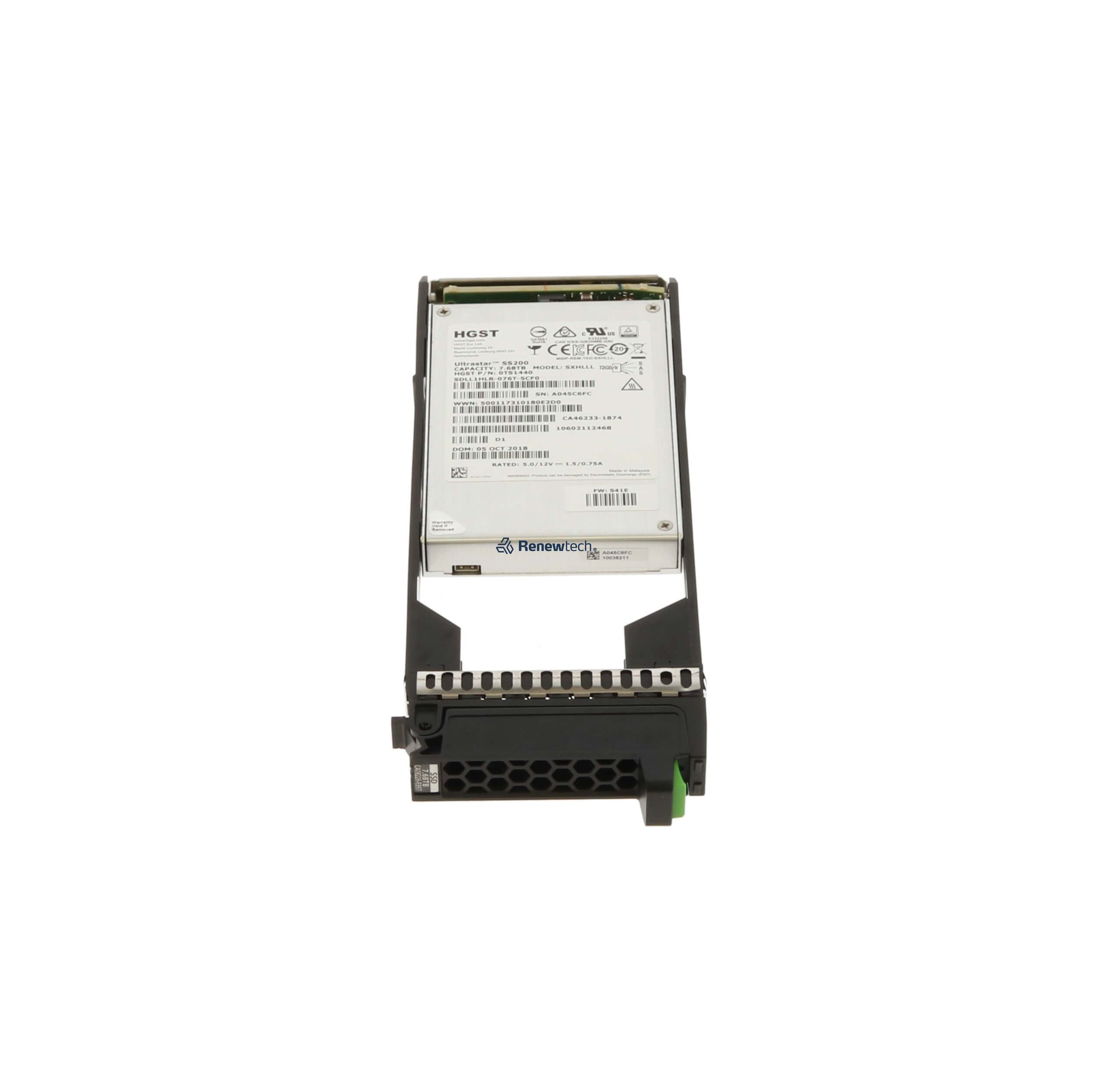 FUJITSU CA08226-E637 - DX S4 7.68TB SAS SSD 12G SFF by